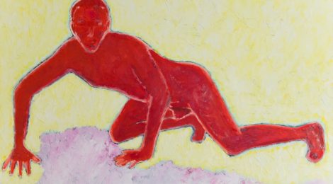 L'homme rouge - toile JTF