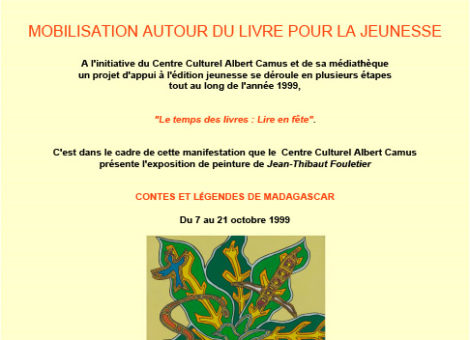 1999 - Centre culturel Albert Camus - Madagascar