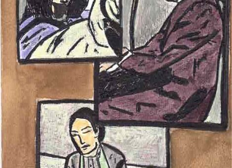 Voyage au Japon - Figures dans le métro