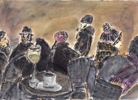 Yves, tasses, verres, etc.