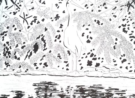 Le héron et la tortue (Tokyo)