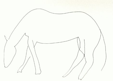 Préparation tableau "Les quatre chevals" (3/5)