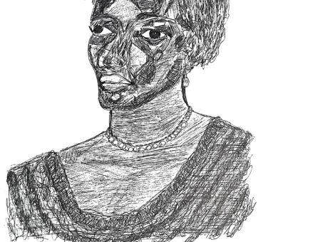 Catherine Fouletier Zogo Founda - Préparation tableau éponyme