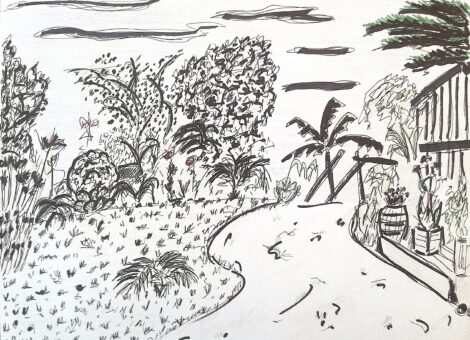 Jardin en direction de Batz (1)