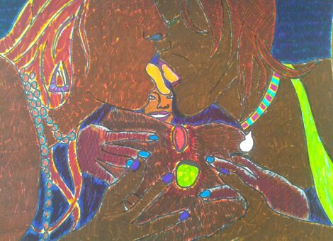 Triolisme lesbien, la pomme fruit du péché